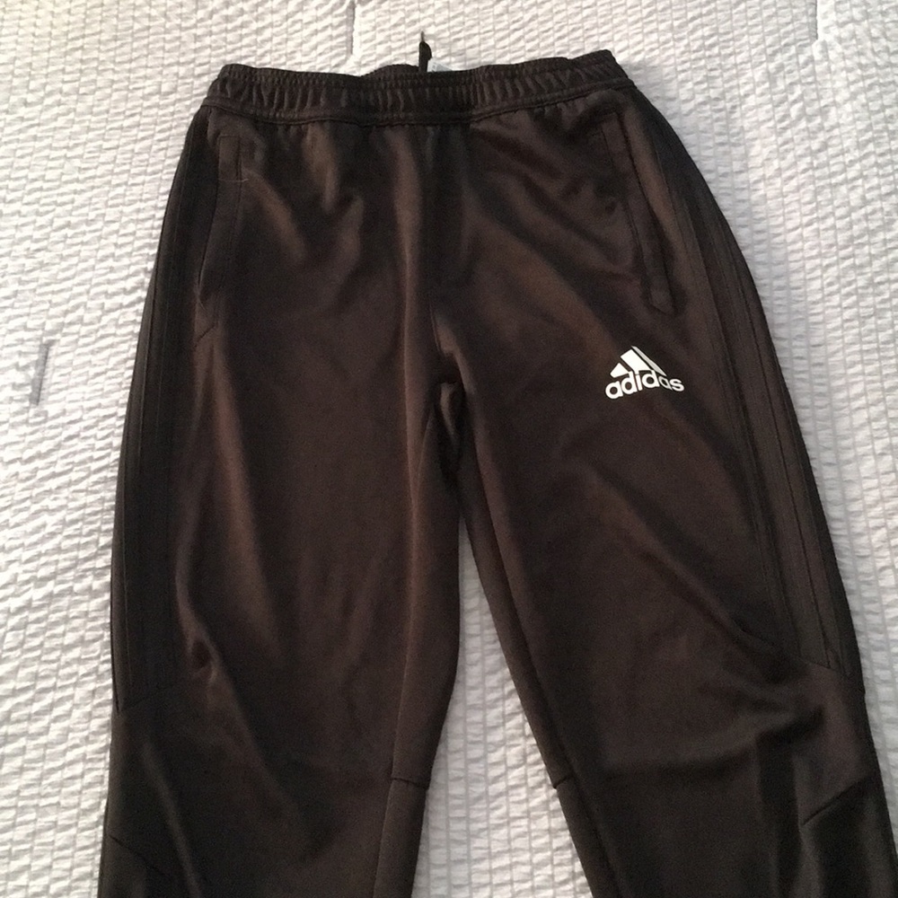 Adidas black joggers